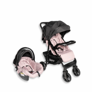 Coche Vivant Born Con Portabebé Rosa