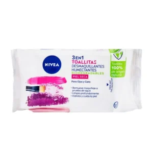 Toallitas Faciales Para Piel Seca Nivea 25 Und/Paq