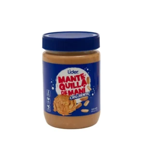 Mantequilla De Maní Cunchy Líder 454 Gr.