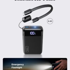Precio especial con descuento: Cargador portátil INIU, la batería externa de 20.000 mAh y carga rápida de 22,5 W más compacta. - Imagen 8