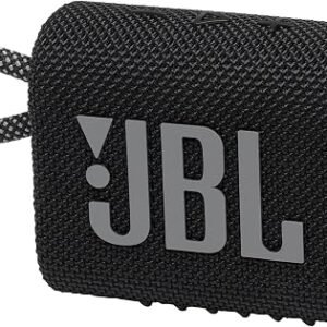 Precio especial con descuento: JBL Go 3 - Minialtavoz Bluetooth portátil, gran sonido y graves potentes, resistente al agua y al polvo (IP67), 5 horas de reproducción; ideal para casa, exteriores y viajes.