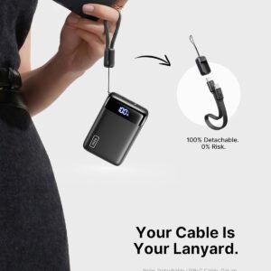 Precio especial con descuento: Cargador portátil INIU, la batería externa de 20.000 mAh y carga rápida de 22,5 W más compacta. - Imagen 4