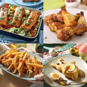 Philips Essential Airfryer XL - Freidora digital de capacidad de 2.65 libras/6.2 litros con tecnología de aire rápido, diseño de estrella de mar, cesta fácil de limpiar, negro, (HD9270/91) - Imagen 6