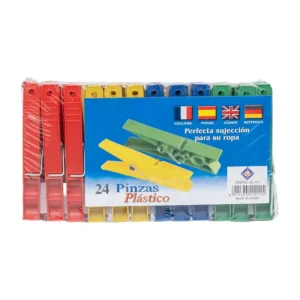 Set de 24 Palitos para Ropa XL de Plástico Resistente