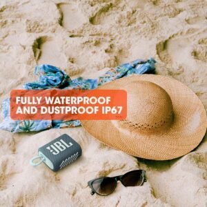 Precio especial con descuento: JBL Go 3 - Minialtavoz Bluetooth portátil, gran sonido y graves potentes, resistente al agua y al polvo (IP67), 5 horas de reproducción; ideal para casa, exteriores y viajes. - Imagen 3