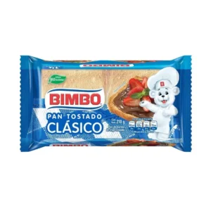 Pan Tostado Clásico Para Desayuno Bimbo Bolsa De 210g