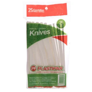 Cuchillos Plásticos 25 Unidades