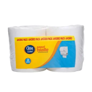 Papel Toalla Institucional Lider Pack 2 Rollos