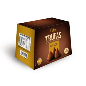 Trufas de Chocolate Espolvoreadas con Cacao Lider Caja 200g